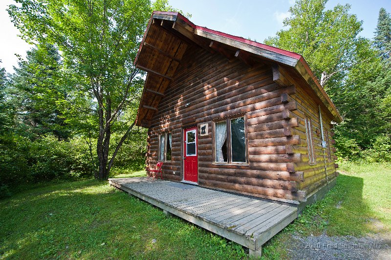 20100720_082903 Nikon D3.jpg - My overnight cabin close to the Kedgwick River in NB